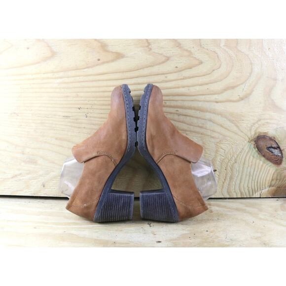 Born Concepts BOC Boots Womens 11 Brown Leather Bootie Ankle Shoes - Picture 4 of 8